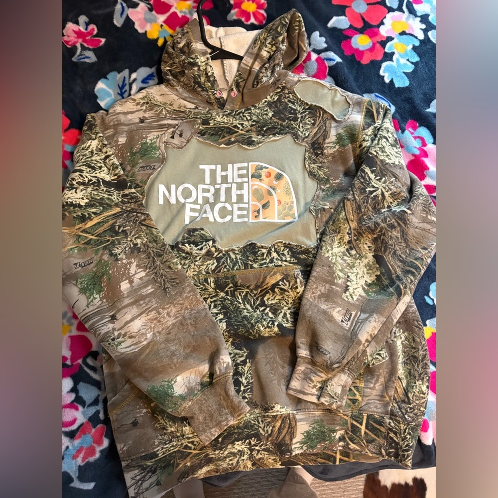 The North Face Patchwork Camo Hoodie